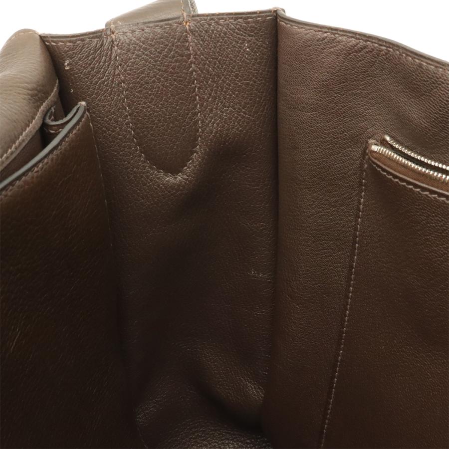 HERMES エルメス スティーブ ブザス35 ショルダーバッグ 斜め掛け トリヨンクレマンス レザー ブラウン 茶 シルバー金具  L刻印 | HERMES | 05