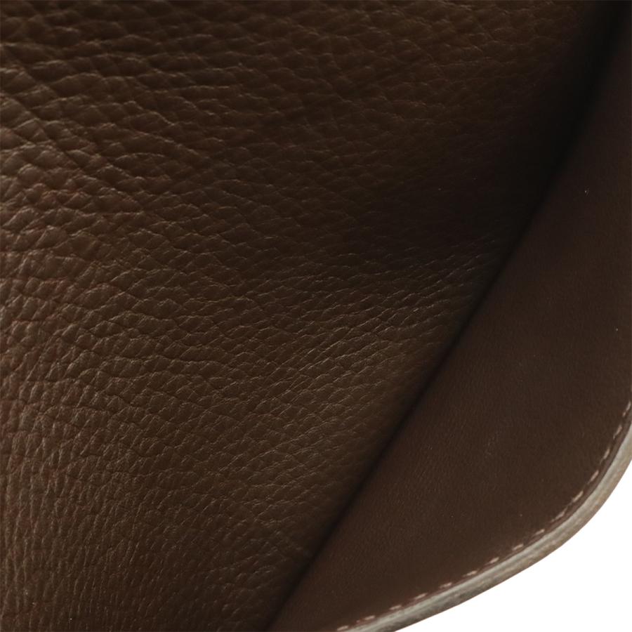 HERMES エルメス スティーブ ブザス35 ショルダーバッグ 斜め掛け トリヨンクレマンス レザー ブラウン 茶 シルバー金具  L刻印 | HERMES | 08