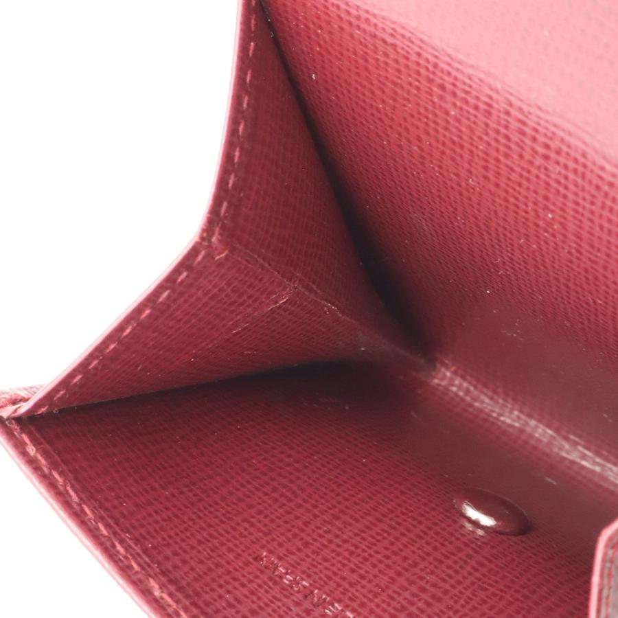 Cartier カルティエ マスト ドゥ カルティエ マストライン スクエア コインケース 小銭入れ コインパース レザー ボルドー ゴールド金具 | Cartier | 04