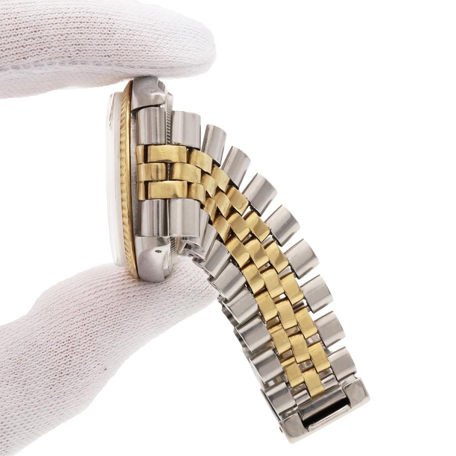 ROLEX ロレックス デイトジャスト シャンパン文字盤 SS/YG  メンズ AT オートマ 32番 腕時計 1601 | ROLEX | 08