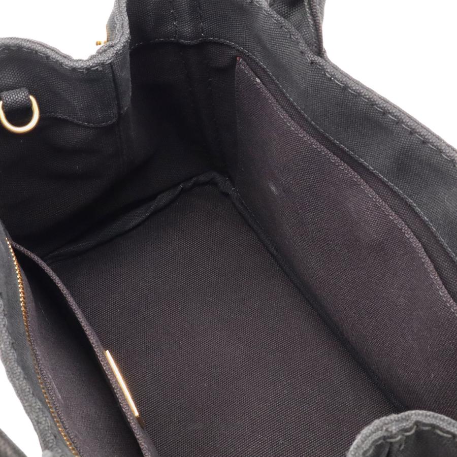 PRADA プラダ CANAPA カナパ トートバッグ ハンドバッグ 2WAY ショルダーバッグ キャンバス NERO 黒 ブラック ゴールド金具 B2439G | PRADA | 06