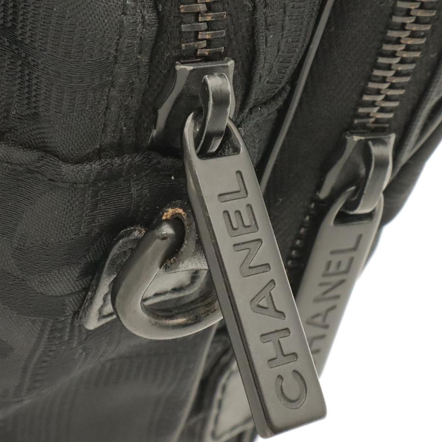 CHANEL シャネル ニュートラベルライン ハンドバッグ トートバッグ ミニバッグ ナイロンジャガード レザー ブラック 黒 ストラップ欠品 | CHANEL | 05