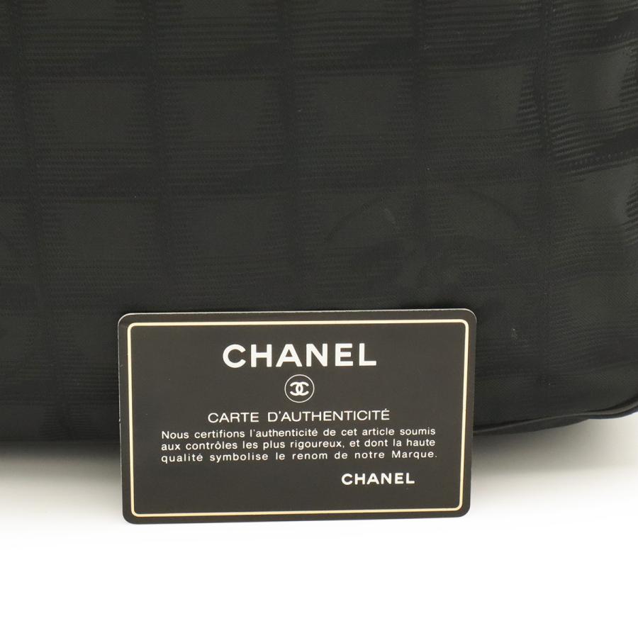 CHANEL シャネル ニュートラベルライン ハンドバッグ トートバッグ ミニバッグ ナイロンジャガード レザー ブラック 黒 ストラップ欠品 | CHANEL | 08