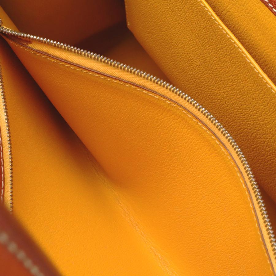 HERMES エルメス ホワイトバスGM ハンドバッグ ビジネスバッグ シェーブル レザー ノアゼット ブラウン シルバー金具 □D刻印 | HERMES | 06