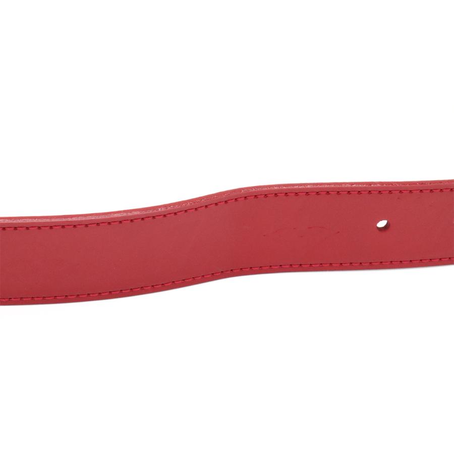 LOUIS VUITTON ルイ ヴィトン モノグラムヴェルニ サンチュール ベルト ポムダムール レッド 赤 ゴールド金具 #80 M6980W | LOUIS VUITTON | 05