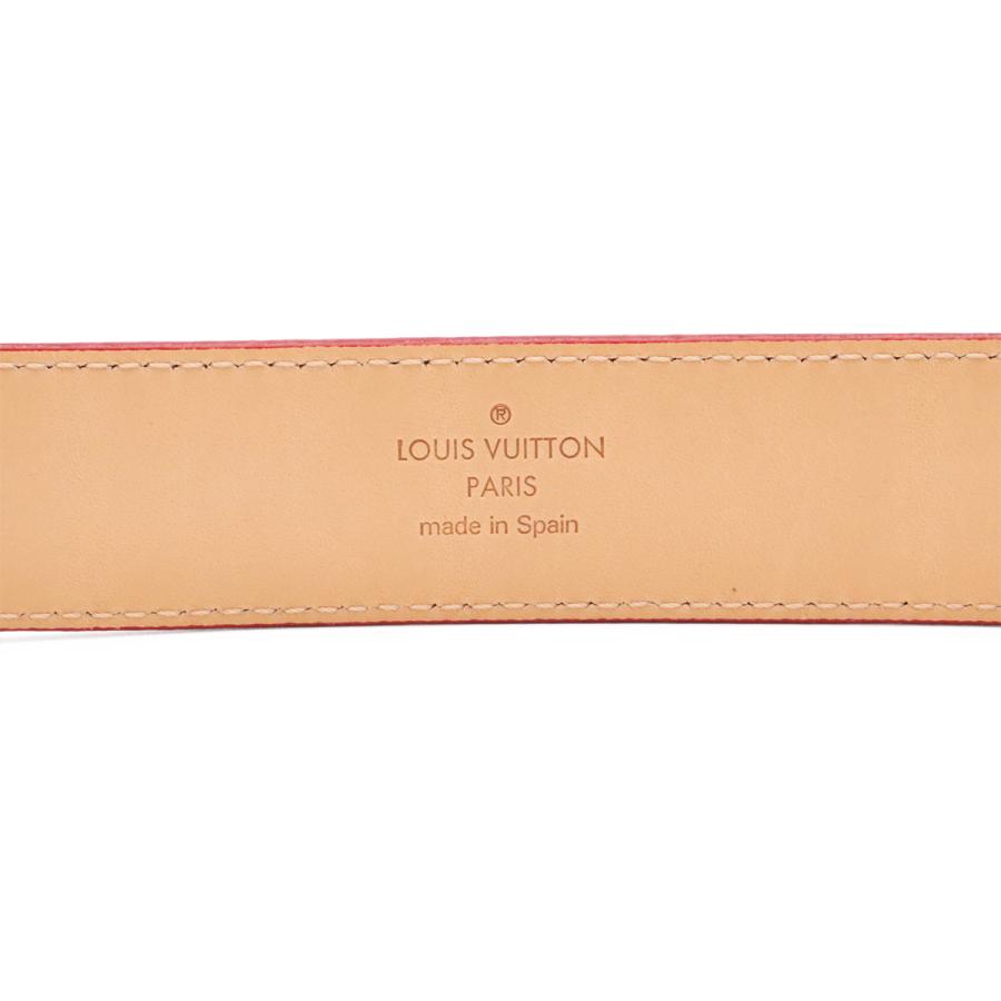 LOUIS VUITTON ルイ ヴィトン モノグラムヴェルニ サンチュール ベルト ポムダムール レッド 赤 ゴールド金具 #80 M6980W | LOUIS VUITTON | 08