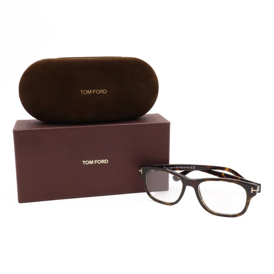 TOM FORD トム フォード トムフォード 伊達メガネ メガネフレーム 眼鏡 めがね ウェリントンシェイプ クリア デミブラウン TF5147 | TOM FORD | 04