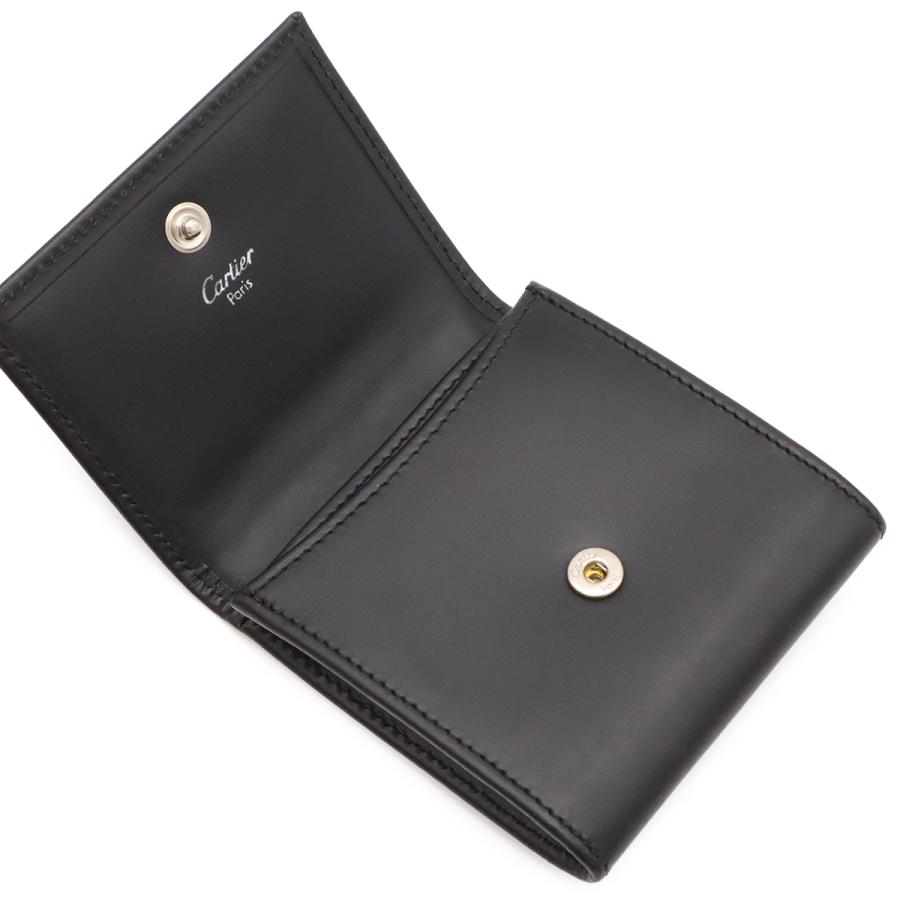 Cartier カルティエ パシャ コインケース 小銭入れ コインパース カーフレザー ブラック 黒 シルバー金具 L3000205 | Cartier | 03