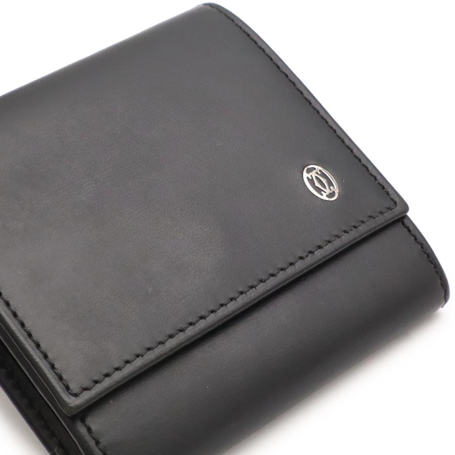 Cartier カルティエ パシャ コインケース 小銭入れ コインパース カーフレザー ブラック 黒 シルバー金具 L3000205 | Cartier | 04