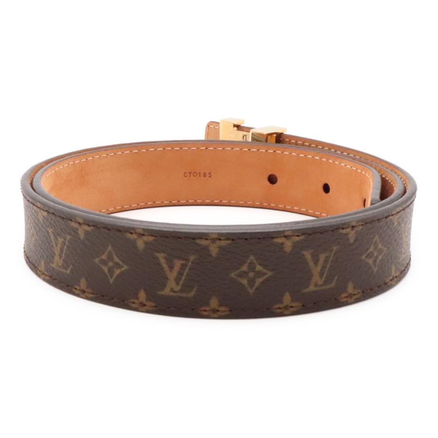 LOUIS VUITTON ルイ ヴィトン モノグラム サンチュール イニシャル LV ベルト ゴールド金具 #80 M9781W | LOUIS VUITTON | 01