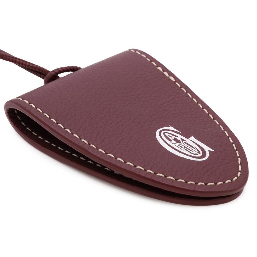 GOYARD ゴヤール クロ ユニバーサル バッグクリップ チャーム アクセサリー シュヴロッシュカーフスキン レザー ボルドー | GOYARD | 02