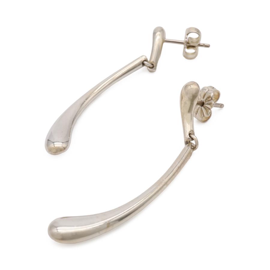 TIFFANY&Co. ティファニー エルサペレッティ エロンゲイテッド ティアドロップ ピアス SV925 Ag925 シルバー | TIFFANY&Co. | 01