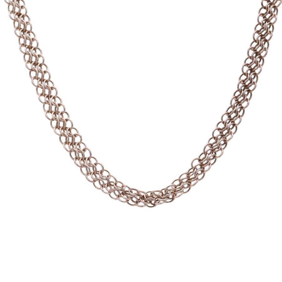 TIFFANY&Co. ティファニー エルサペレッティ サマセットメッシュ ロング ネックレス ペンダント スターリングシルバー | TIFFANY&Co.