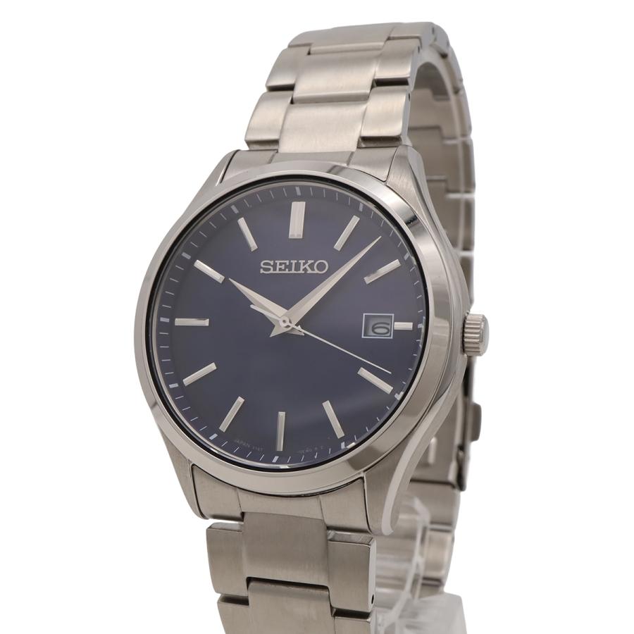 SEIKO セイコー セイコーセレクション ソーラー ネイビー文字盤 SS メンズ 腕時計 V157-0DR0　SBPX145 | SEIKO | 03