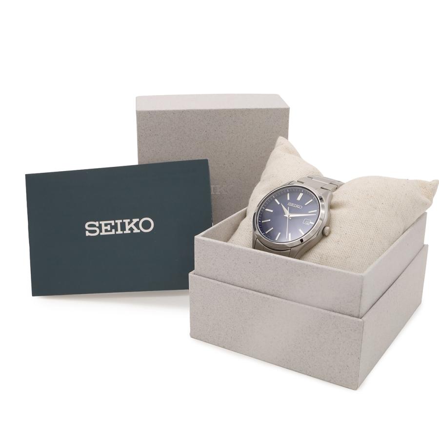 SEIKO セイコー セイコーセレクション ソーラー ネイビー文字盤 SS メンズ 腕時計 V157-0DR0　SBPX145 | SEIKO | 08