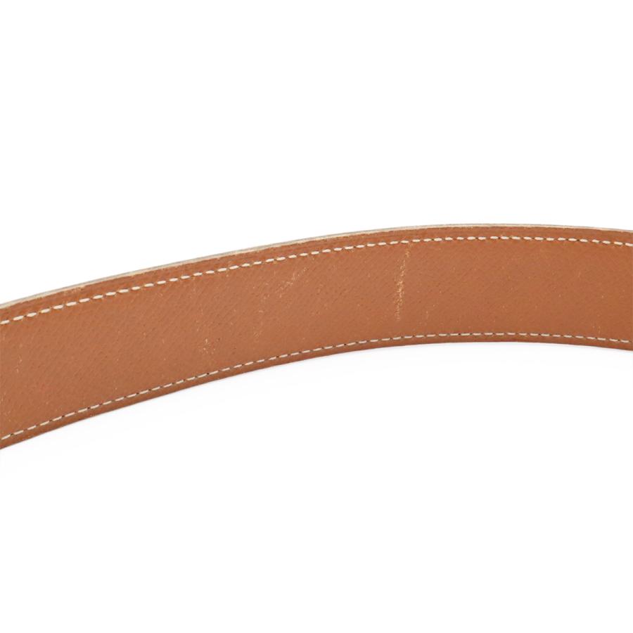 HERMES エルメス Hベルト Hバックル リバーシブル ボックスカーフ ヴォーエプソン レザー ブラック 黒 ブラウン 茶 シルバー金具 #70 | HERMES | 06