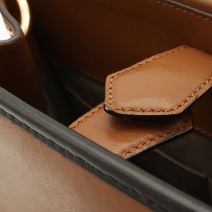 FENDI フェンディ ラナウェイ スモール ショルダーバッグ 2WAY ハンドバッグ レザー ブラウン 茶 ブラック 黒 ゴールド金具 シルバー金具 | FENDI | 05
