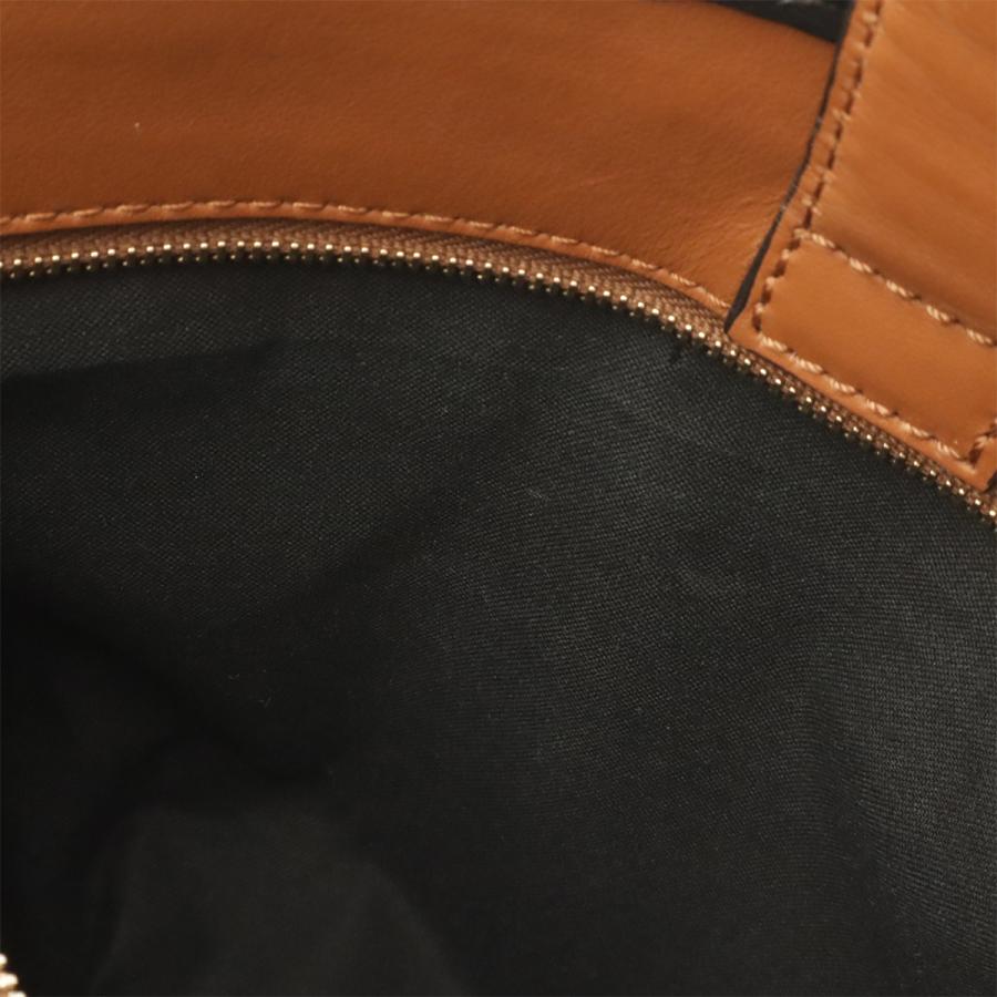 FENDI フェンディ ラナウェイ スモール ショルダーバッグ 2WAY ハンドバッグ レザー ブラウン 茶 ブラック 黒 ゴールド金具 シルバー金具 | FENDI | 07