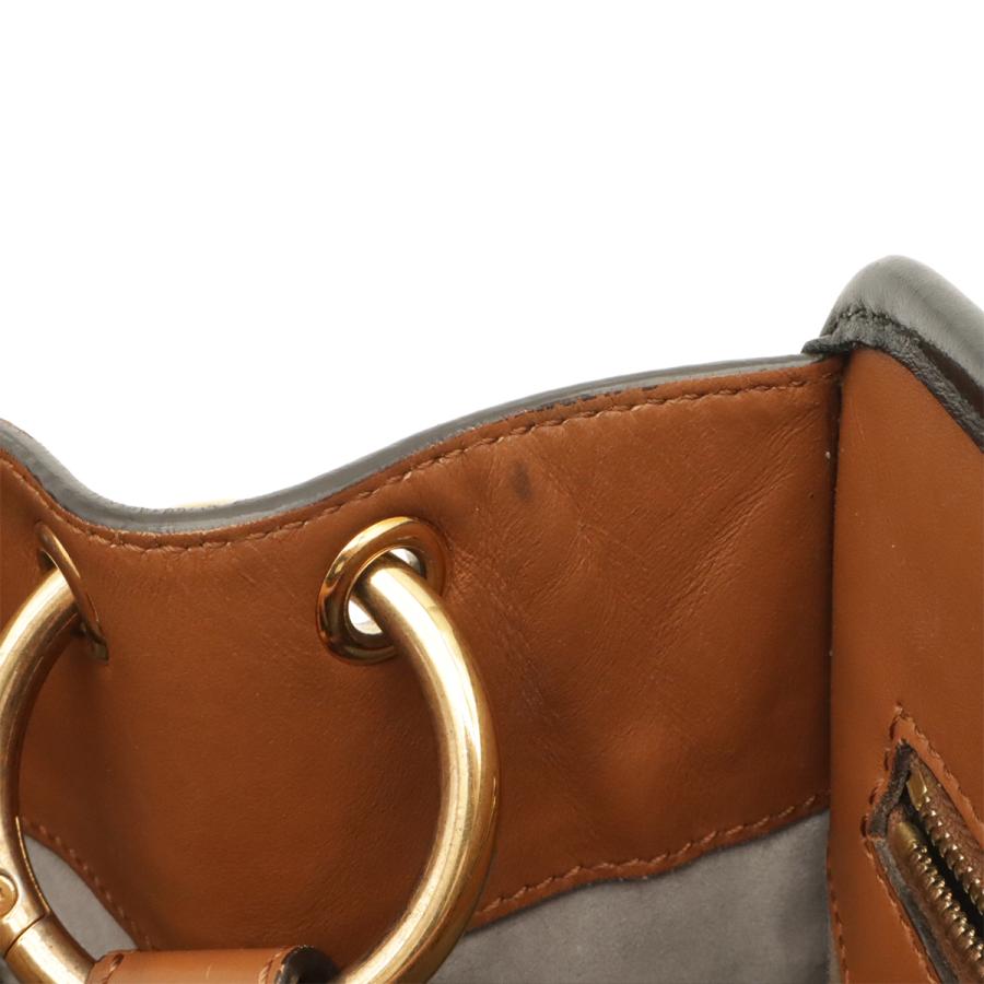 FENDI フェンディ ラナウェイ スモール ショルダーバッグ 2WAY ハンドバッグ レザー ブラウン 茶 ブラック 黒 ゴールド金具 シルバー金具 | FENDI | 08