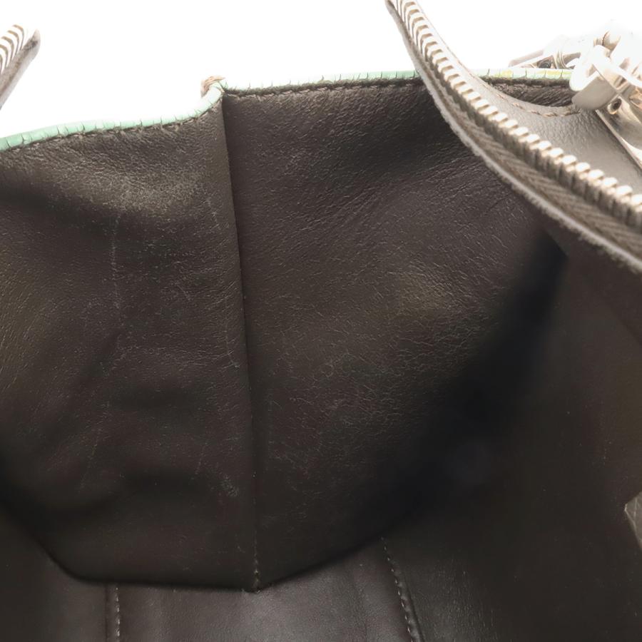 FENDI フェンディ プチトロワジュール ハンドバッグ ミニバッグ 2WAY ショルダーバッグ レザー グレー シルバー金具 8BH333 | FENDI | 06