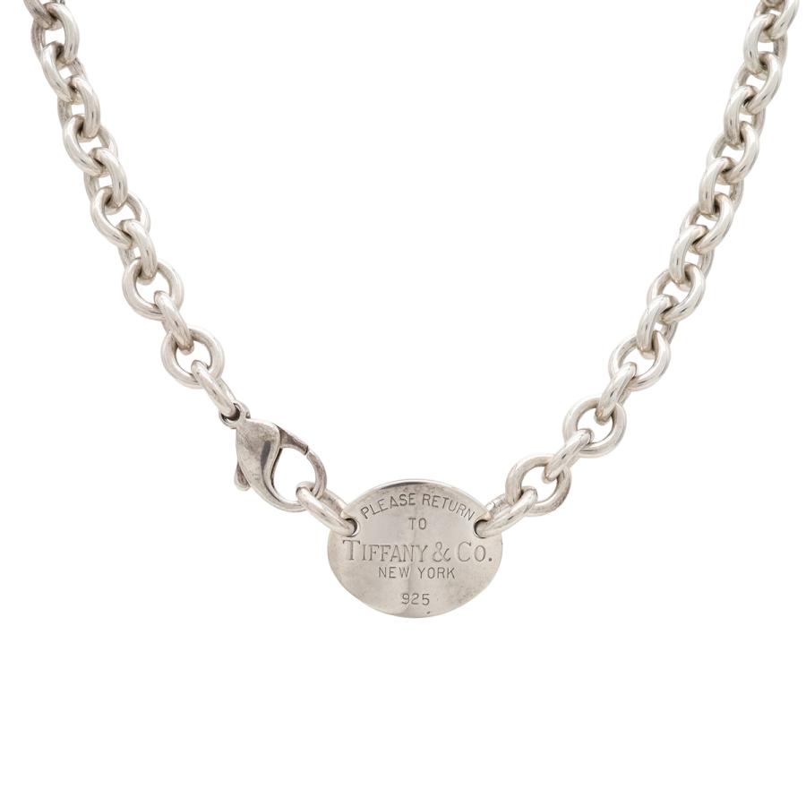 TIFFANY&Co. ティファニー リターン トゥ ティファニー ネックレス ペンダント チョーカー オーバルタグ タグプレート チェーン SV925 | TIFFANY&Co.