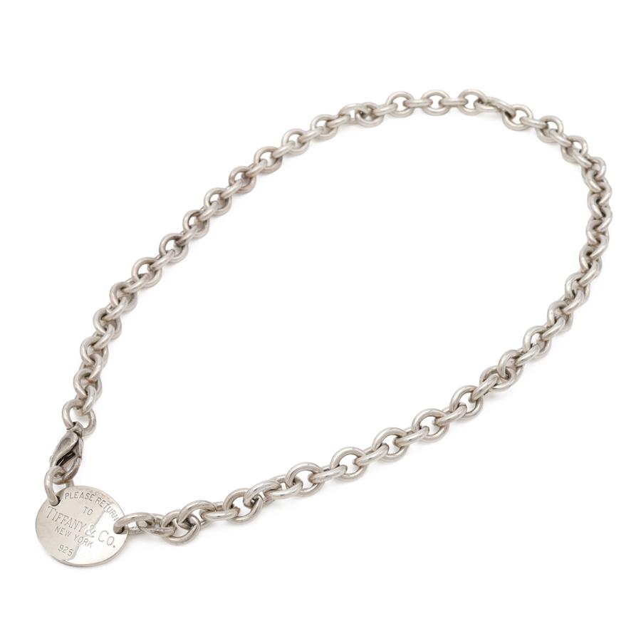 TIFFANY&Co. ティファニー リターン トゥ ティファニー ネックレス ペンダント チョーカー オーバルタグ タグプレート チェーン SV925 | TIFFANY&Co. | 01