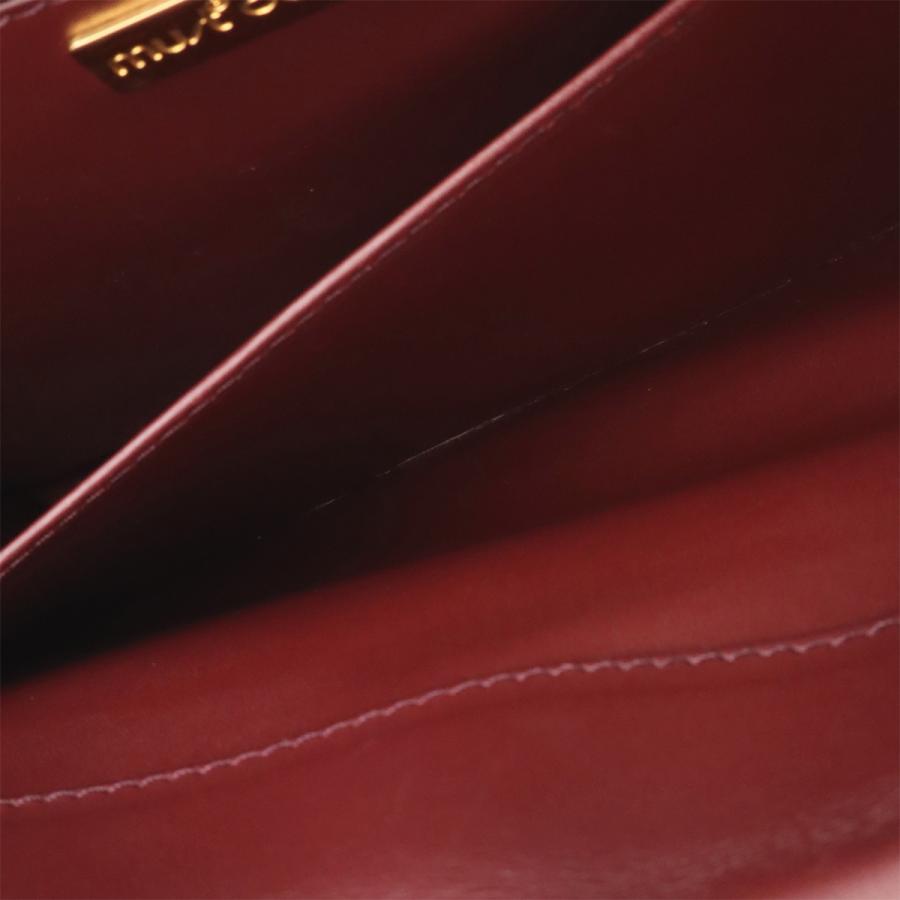 Cartier カルティエ マストライン マスト ドゥ カルティエ ショルダーバッグ 斜め掛け レザー ボルドー 赤 ゴールド金具 | Cartier | 07