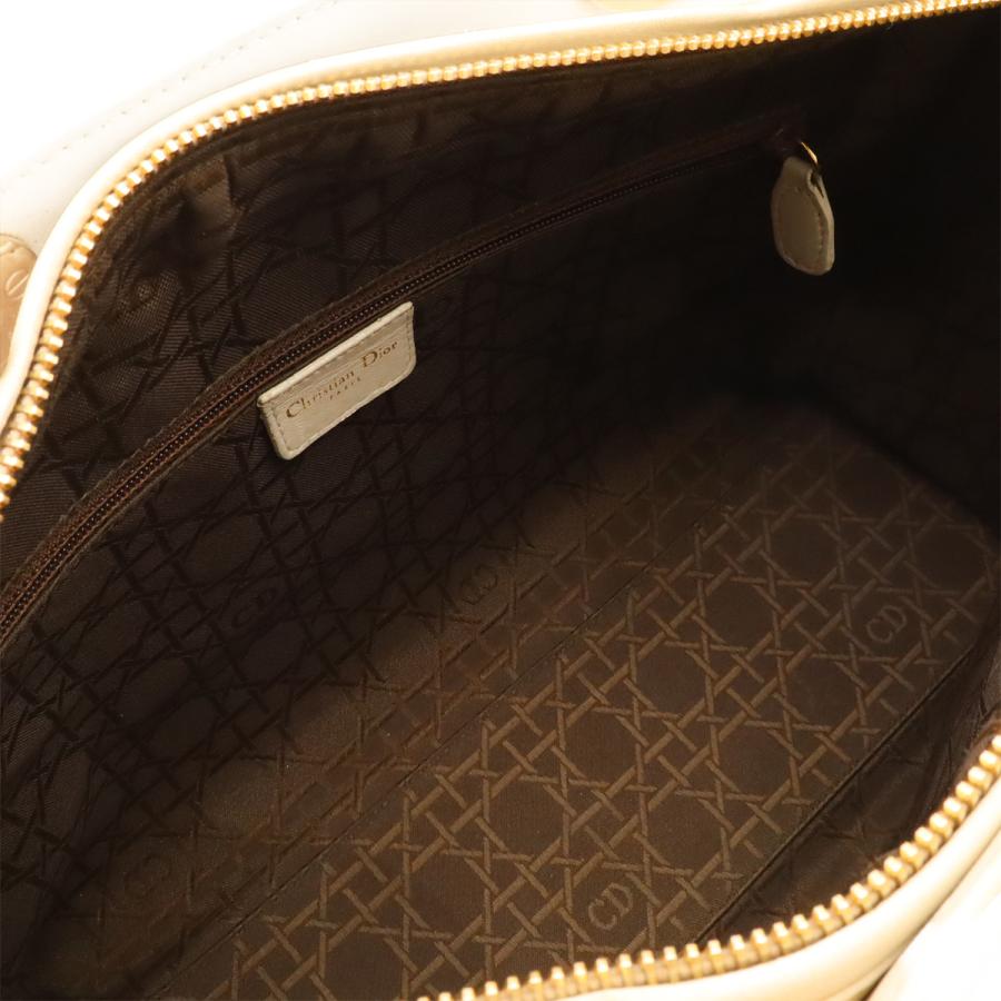 Christian Dior クリスチャン ディオール レディディオール カナージュ ハンドバッグ 2WAY ショルダーバッグ レザー ホワイト 白 | Christian Dior | 05