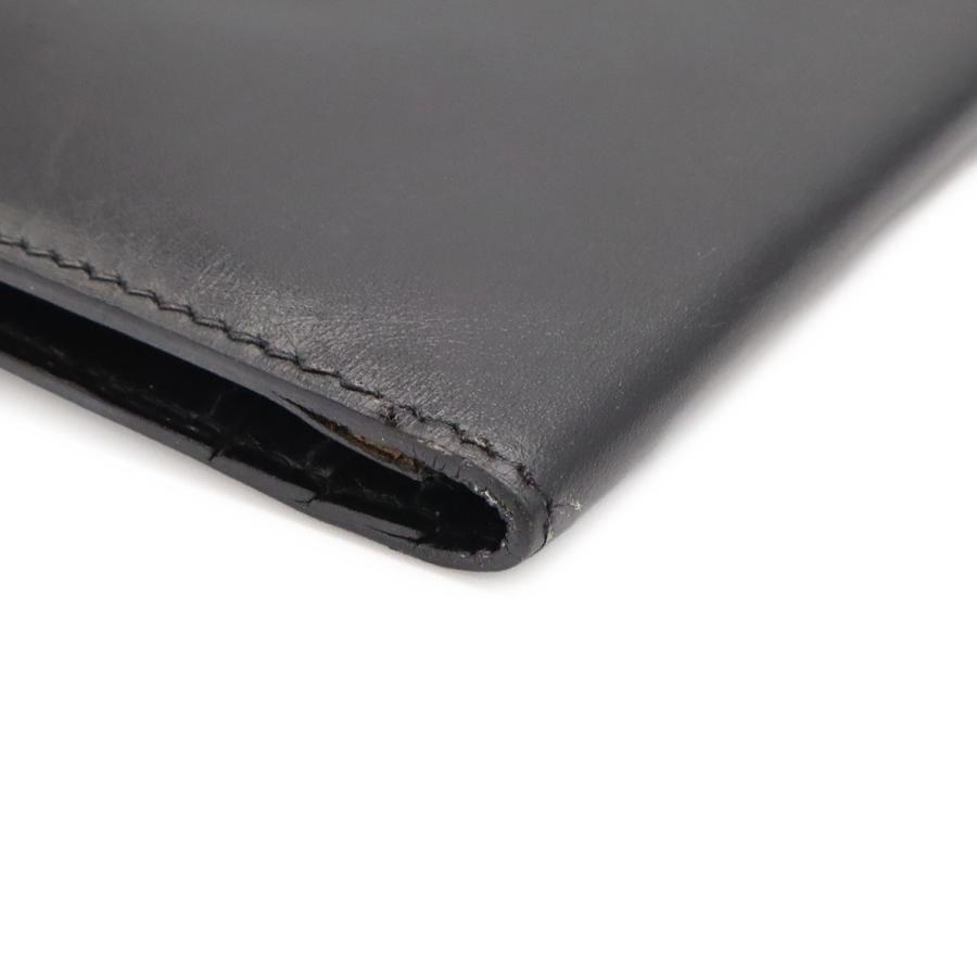HERMES エルメス ベアン クラシック 2つ折長財布 二つ折り長財布 ボックスカーフ レザー ブラック 黒 シルバー金具 □F刻印 | HERMES | 02