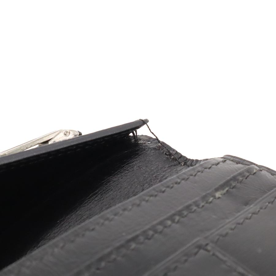 HERMES エルメス ベアン クラシック 2つ折長財布 二つ折り長財布 ボックスカーフ レザー ブラック 黒 シルバー金具 □F刻印 | HERMES | 06