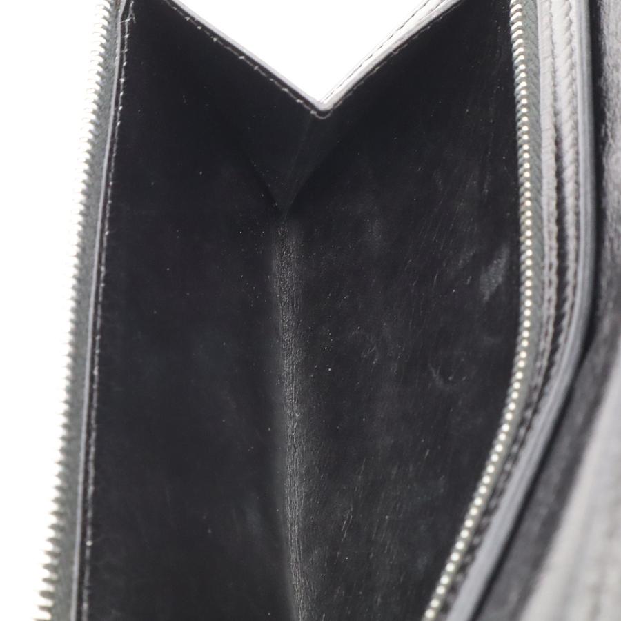 HERMES エルメス ベアン クラシック 2つ折長財布 二つ折り長財布 ボックスカーフ レザー ブラック 黒 シルバー金具 □F刻印 | HERMES | 07