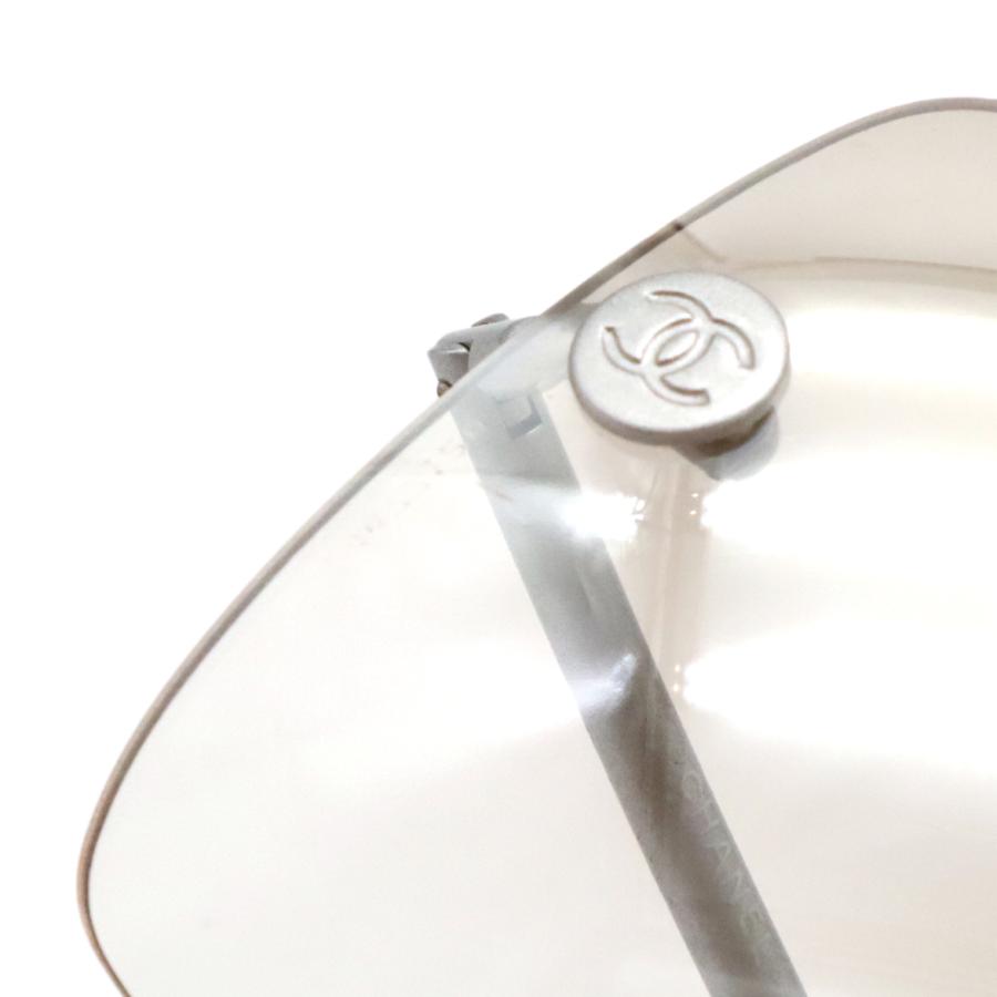 CHANEL シャネル ココマーク サングラス アイウェア バタフライシェイプ フレームレス ブラウングラデーション シルバー ピンク 4034 | CHANEL | 04