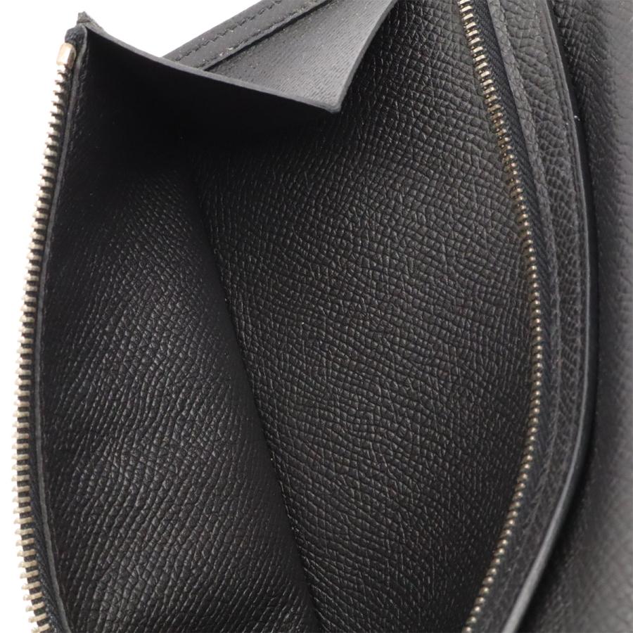 HERMES エルメス ベアンスフレ 2つ折長財布 二つ折り長財布 ヴォーエプソン レザー ブラック 黒 シルバー金具 A刻印 | HERMES | 07