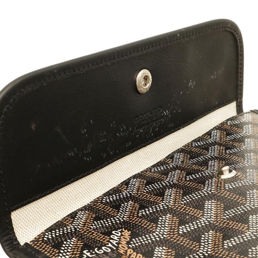 GOYARD ゴヤール サンルイPM トートバッグ ショルダーバッグ コーティングキャンバス PVC レザー ブラック 黒 ホワイト 白 ポーチ付き | GOYARD | 08