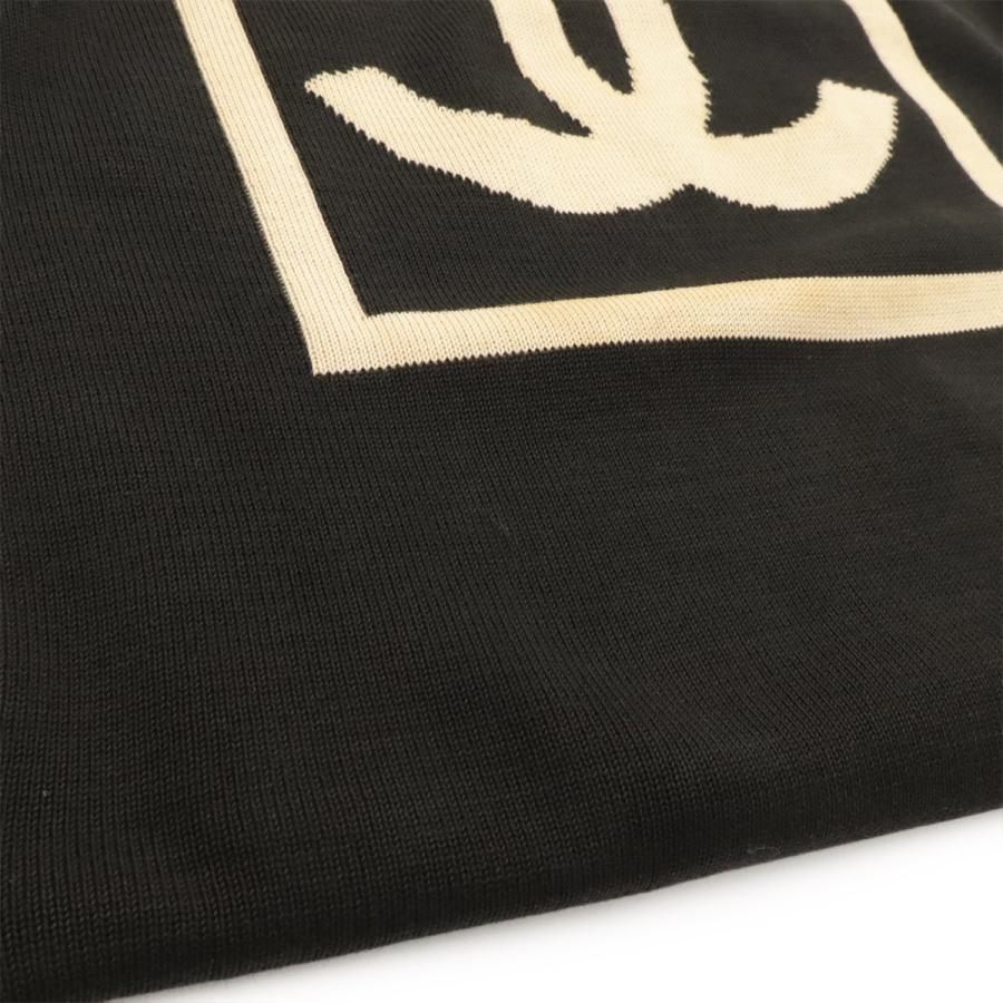 CHANEL シャネル スポーツライン ココマーク ナップサック リュックサック バックパック 巾着 コットン ブラック 黒 ベージュ | CHANEL | 03