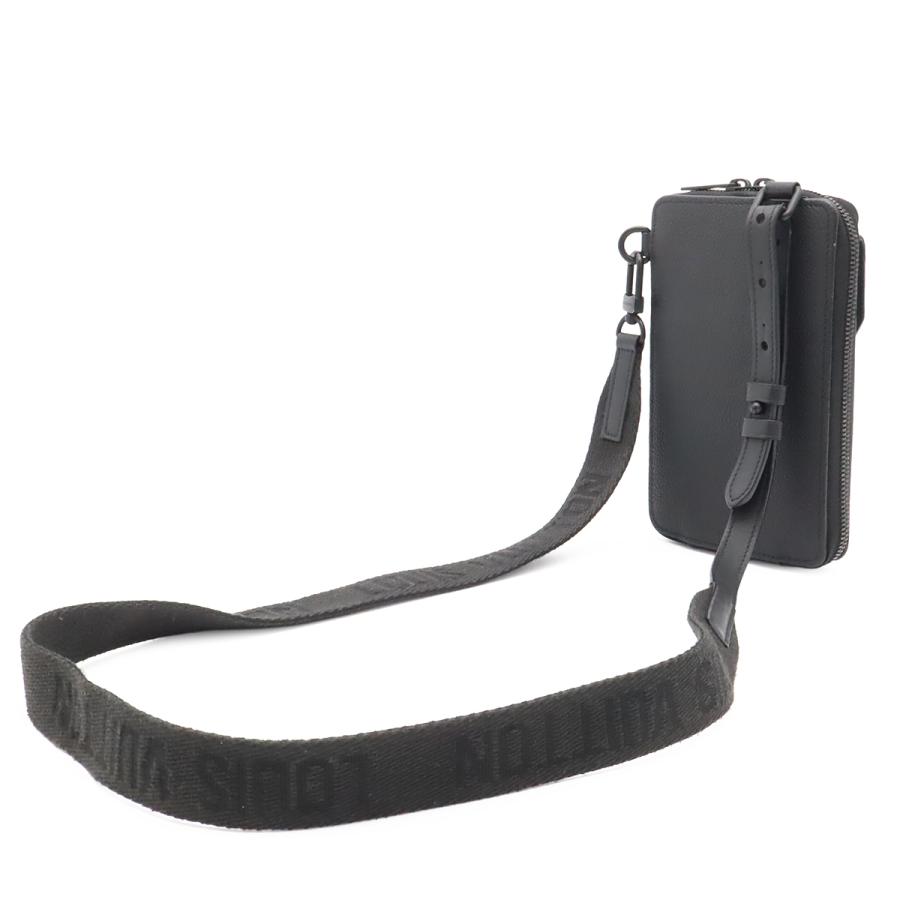 LOUIS VUITTON ルイ ヴィトン LVアエログラム フォン ポーチ ショルダーバッグ フォンケース スマホケース 小物入れ ノワール 黒 | LOUIS VUITTON | 01