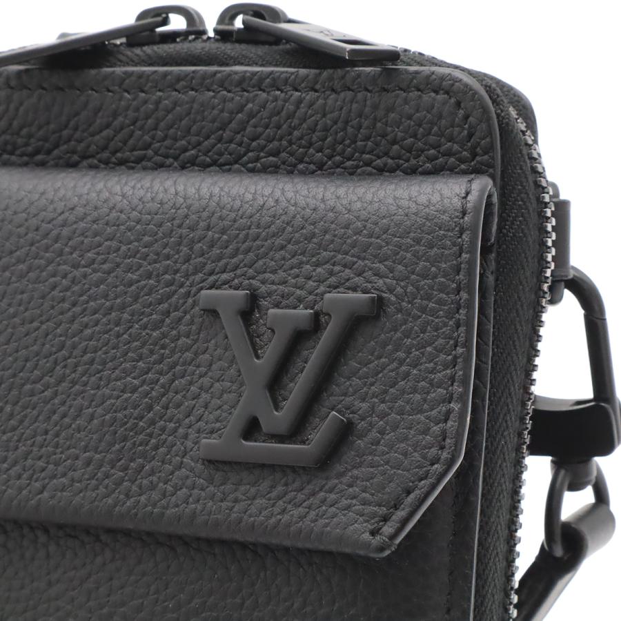 LOUIS VUITTON ルイ ヴィトン LVアエログラム フォン ポーチ ショルダーバッグ フォンケース スマホケース 小物入れ ノワール 黒 | LOUIS VUITTON | 08