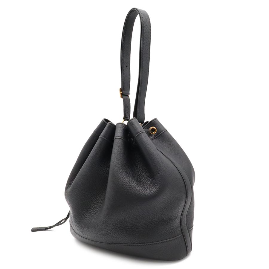 HERMES エルメス マーケットGM ショルダーバッグ ワンショルダー 巾着バッグ トリヨンクレマンス レザー ブラック 黒 ゴールド金具 | HERMES | 01