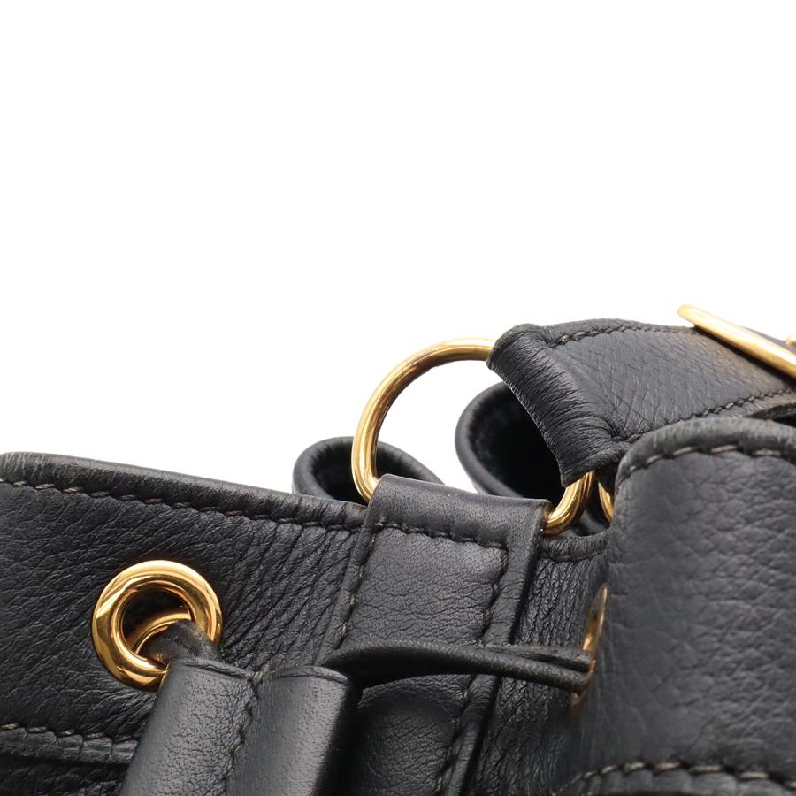 HERMES エルメス マーケットGM ショルダーバッグ ワンショルダー 巾着バッグ トリヨンクレマンス レザー ブラック 黒 ゴールド金具 | HERMES | 04