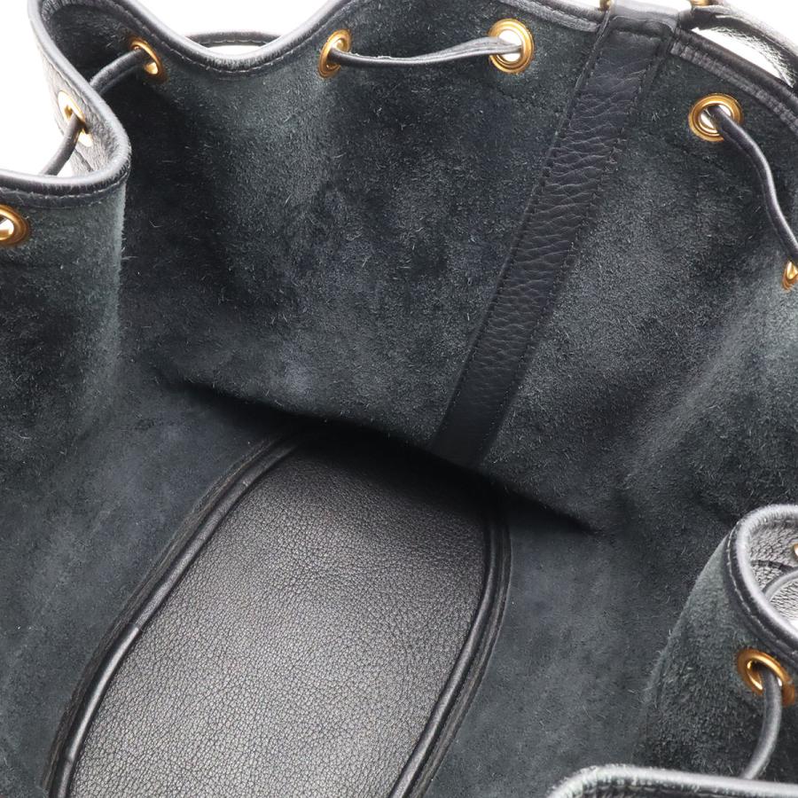 HERMES エルメス マーケットGM ショルダーバッグ ワンショルダー 巾着バッグ トリヨンクレマンス レザー ブラック 黒 ゴールド金具 | HERMES | 07