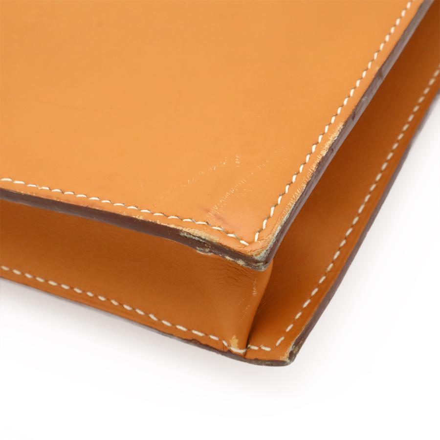 HERMES エルメス 365 PM ビジネスバッグ ブリーフケース 書類カバン タブレットケース レザー ライトブラウン ゴールド金具 □J刻印 | HERMES | 02