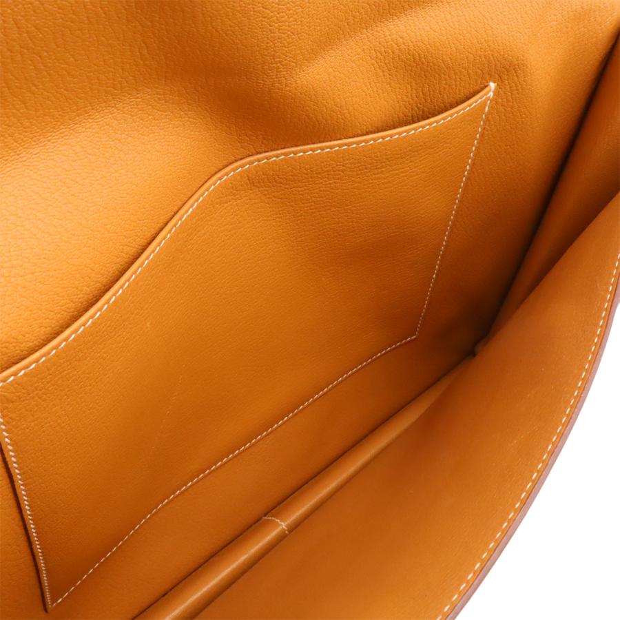 HERMES エルメス 365 PM ビジネスバッグ ブリーフケース 書類カバン タブレットケース レザー ライトブラウン ゴールド金具 □J刻印 | HERMES | 04