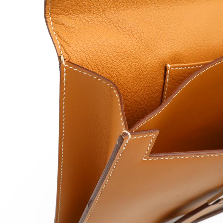 HERMES エルメス 365 PM ビジネスバッグ ブリーフケース 書類カバン タブレットケース レザー ライトブラウン ゴールド金具 □J刻印 | HERMES | 06