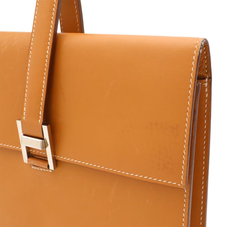 HERMES エルメス 365 PM ビジネスバッグ ブリーフケース 書類カバン タブレットケース レザー ライトブラウン ゴールド金具 □J刻印 | HERMES | 07