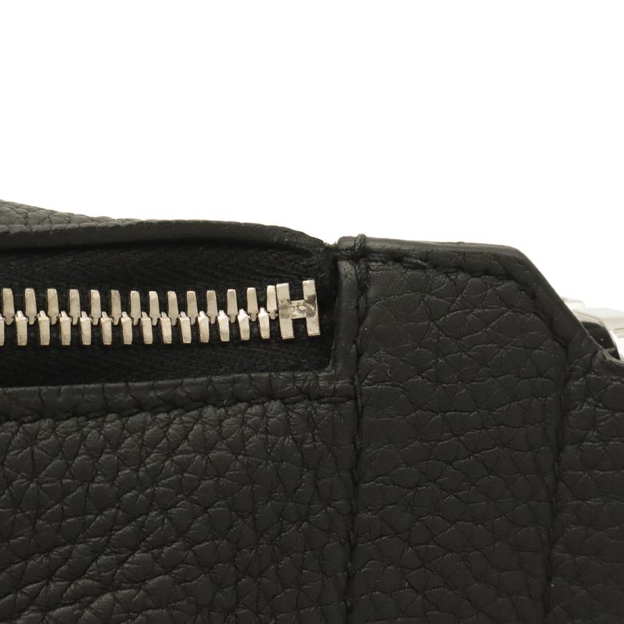 HERMES エルメス シティスライド クロスPM ボディバッグ ウエストバッグ ショルダーバッグ トゴ レザー ブラック 黒 シルバー金具 D刻印 | HERMES | 05
