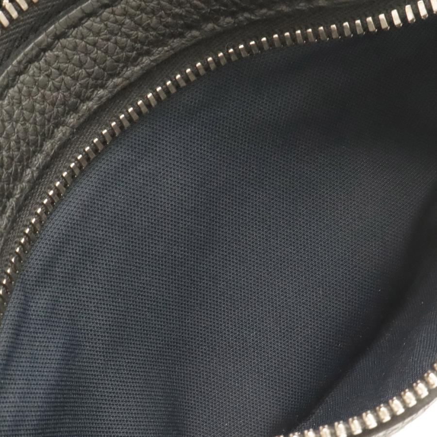 HERMES エルメス シティスライド クロスPM ボディバッグ ウエストバッグ ショルダーバッグ トゴ レザー ブラック 黒 シルバー金具 D刻印 | HERMES | 08