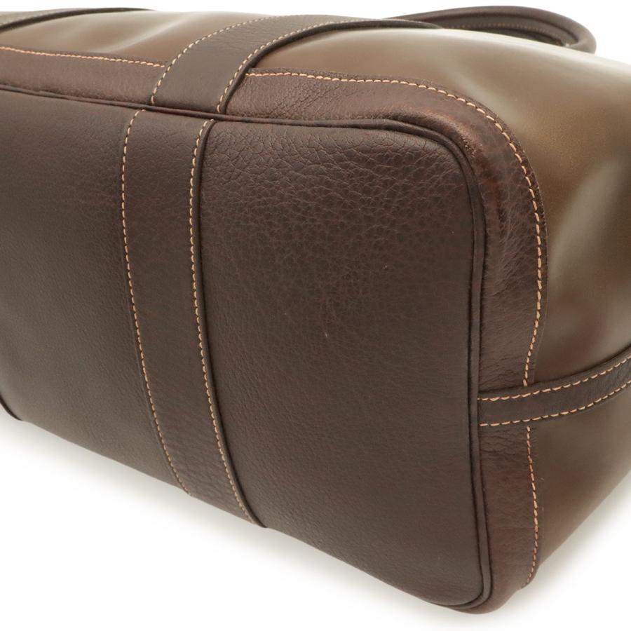 HERMES エルメス ガーデンパーティPM トートPM トートバッグ ハンドバッグ アマゾニア レザー カーキブラウン系 シルバー金具 | HERMES | 02
