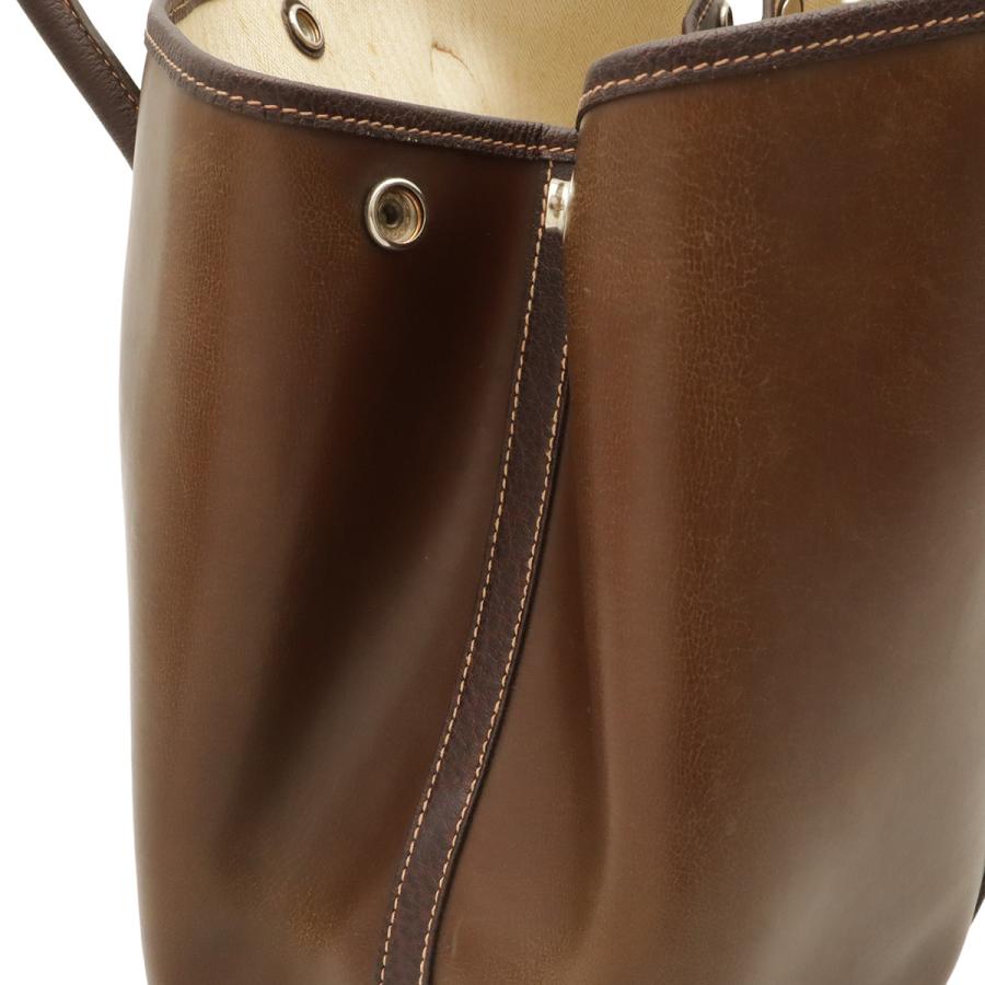 HERMES エルメス ガーデンパーティPM トートPM トートバッグ ハンドバッグ アマゾニア レザー カーキブラウン系 シルバー金具 | HERMES | 03