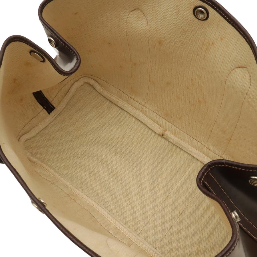 HERMES エルメス ガーデンパーティPM トートPM トートバッグ ハンドバッグ アマゾニア レザー カーキブラウン系 シルバー金具 | HERMES | 05