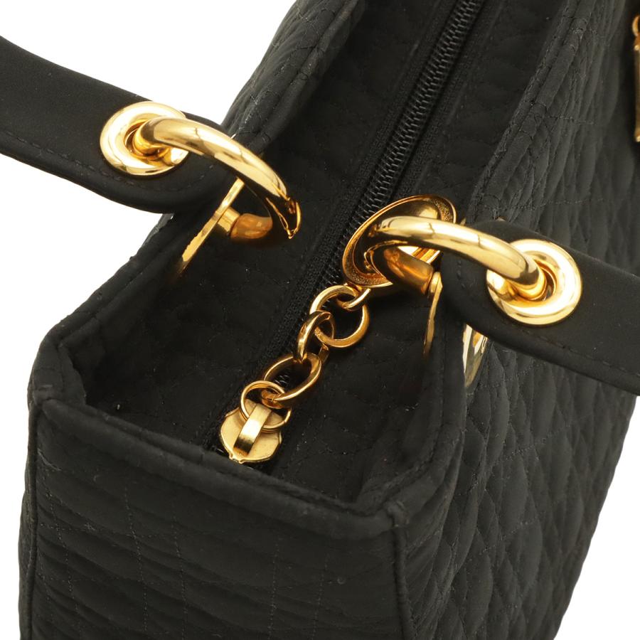 Christian Dior クリスチャン ディオール レディディオール カナージュ ミディアム ハンドバッグ トートバッグ ナイロン ブラック 黒 | Christian Dior | 04